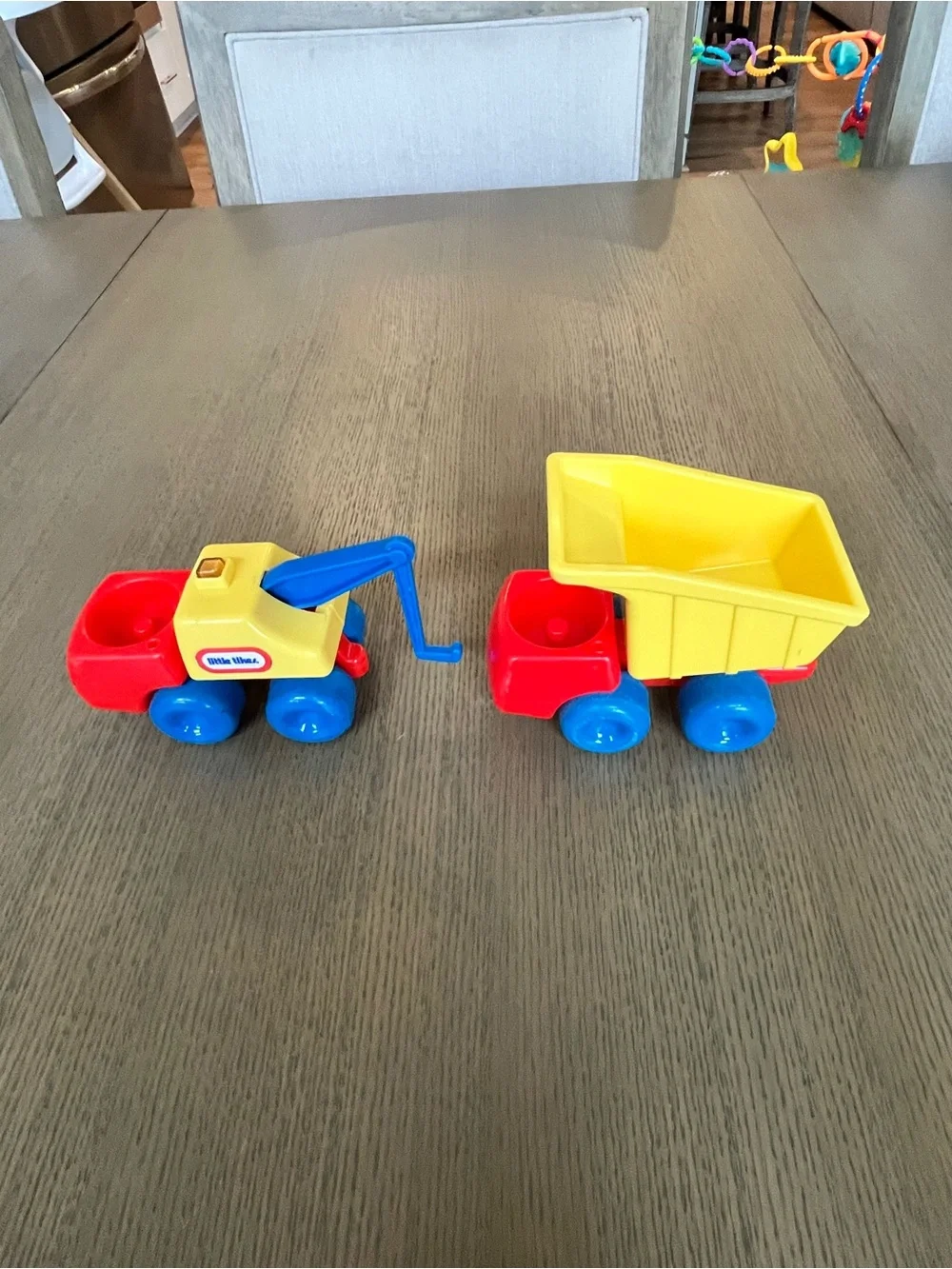 Set of Two Vintage Little Tikes Trucks